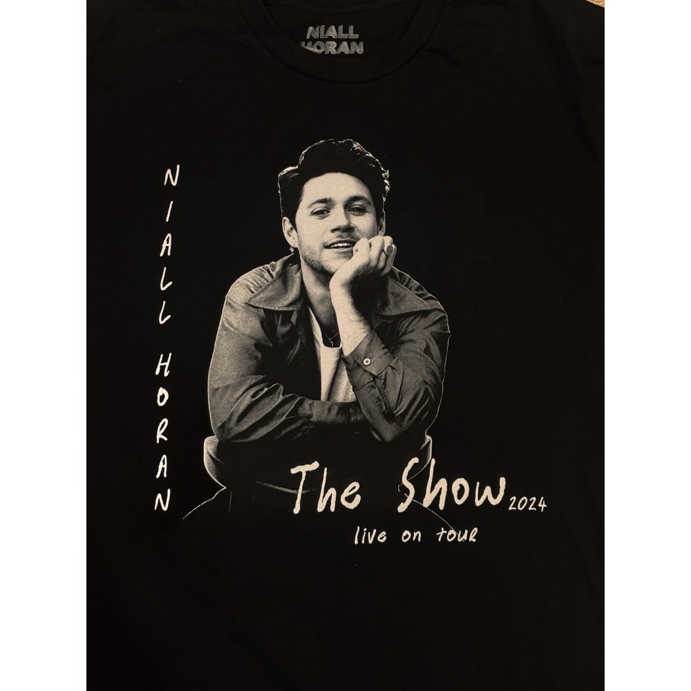 Niall Horan The Show 2024 Tour T-Shirt Black Concert Tee Men XL Official Merch - Picture 7 of 11